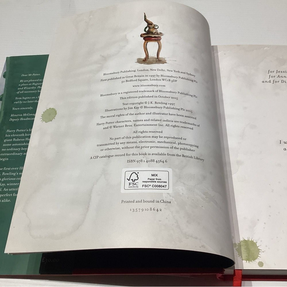 Harry Potter and the Philosopher's Stone: Illustrated Edition 1st Edition - Picture 2 of 13